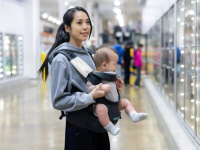 Babytrage für Neugeborene Sicherer Halt und Nähe ab dem ersten Tag
